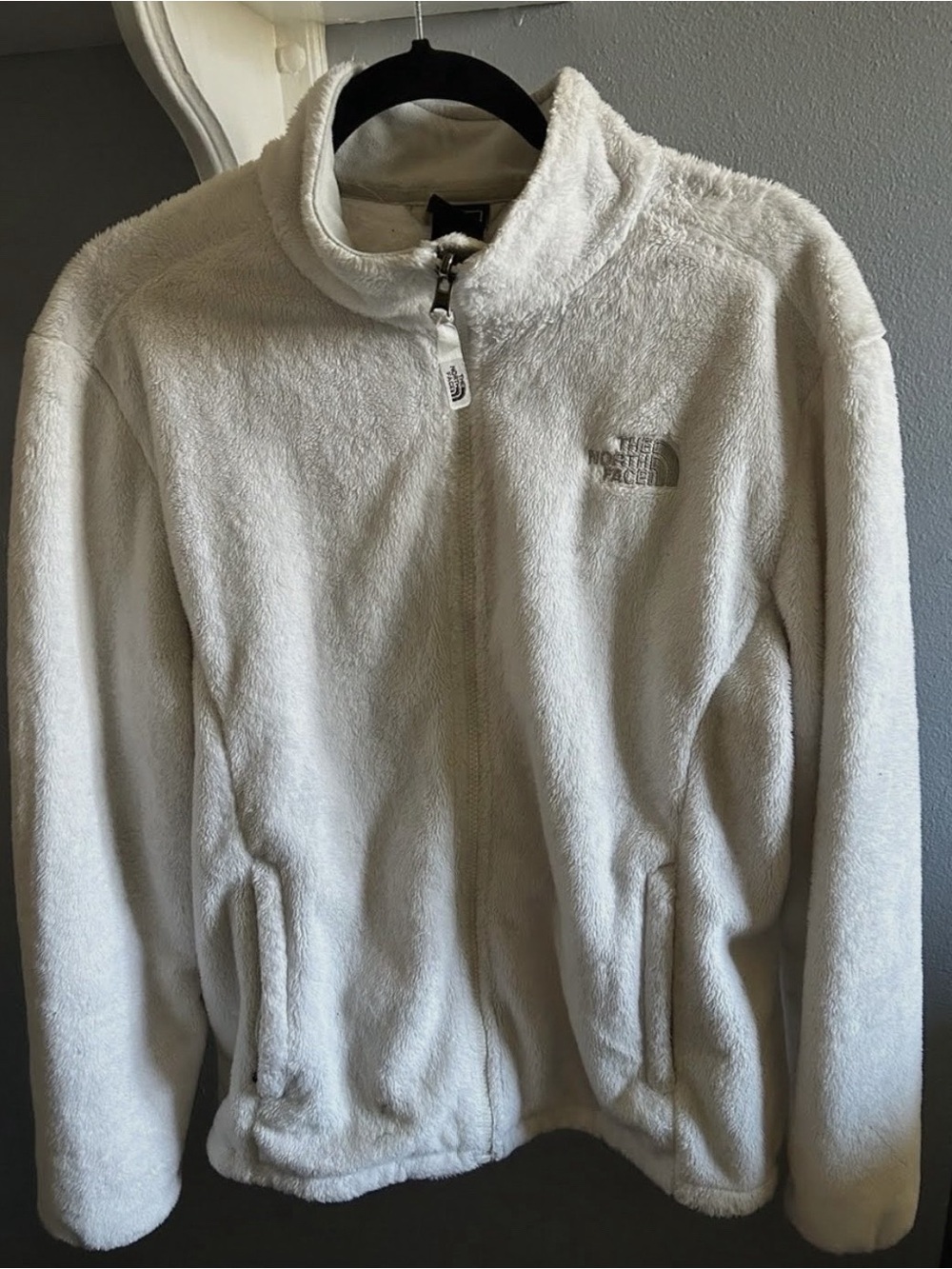 The North Face Women's Cream Osito Fleece Full-Zip Jacket